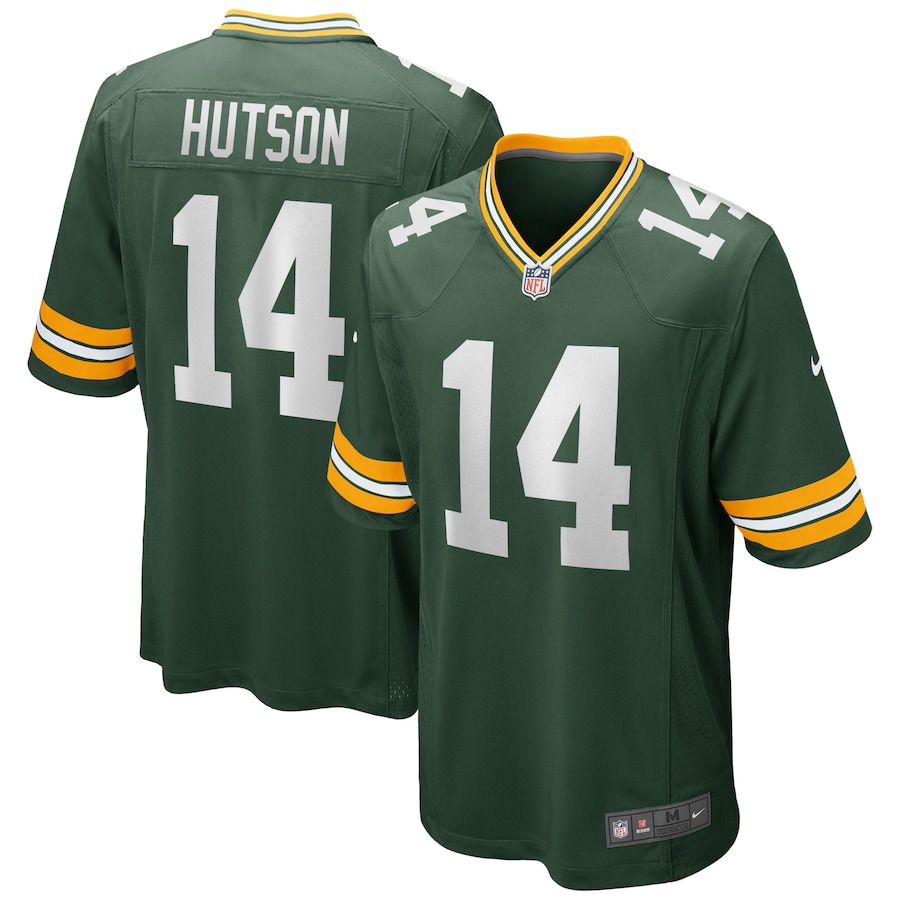 Men Green Bay Packers 14 Don Hutson Nike Green Game Retired Player NFL Jersey